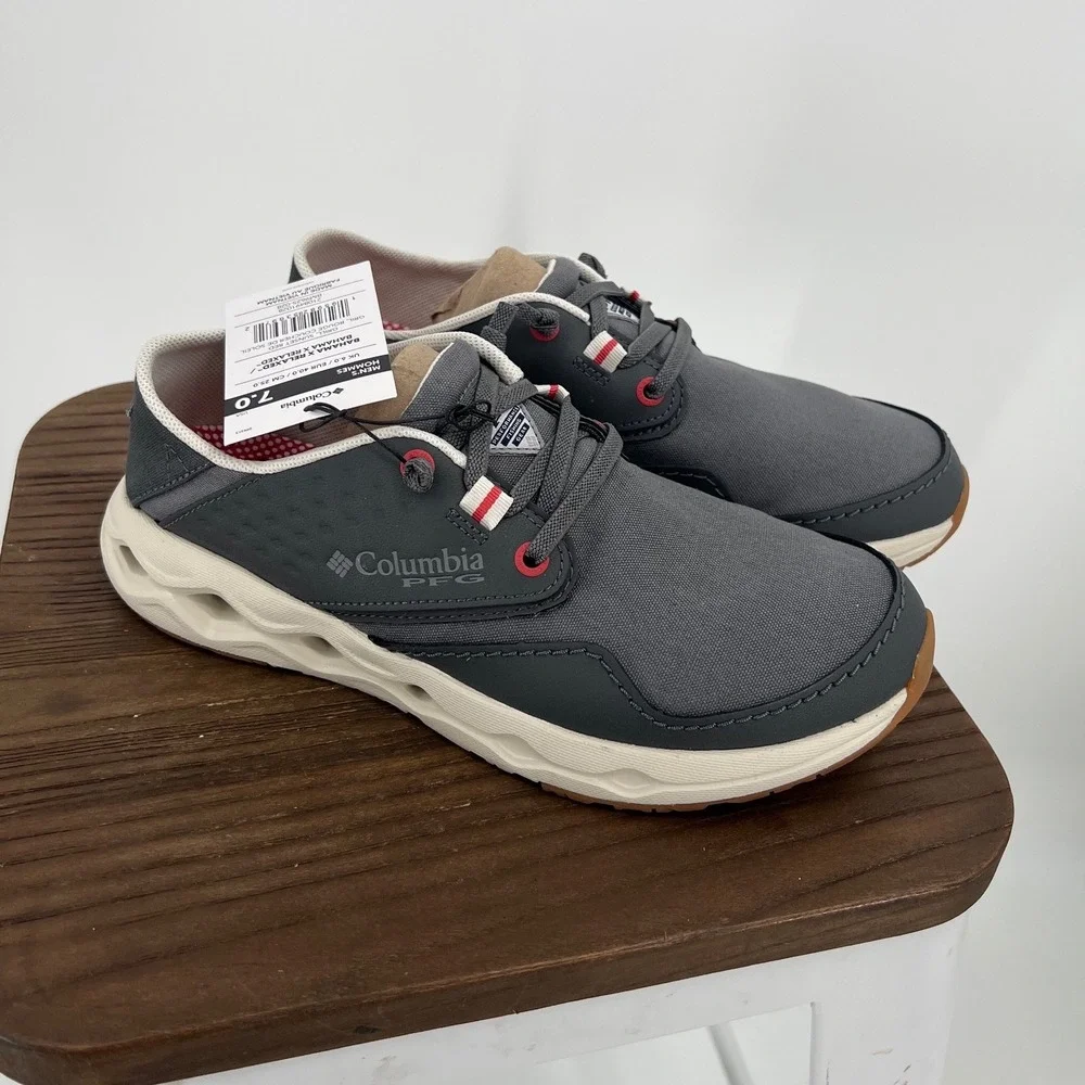 Columbia PFG Bahama X Relaxed Mens Boat Shoes Grill Sunset Red Size 7 NWT